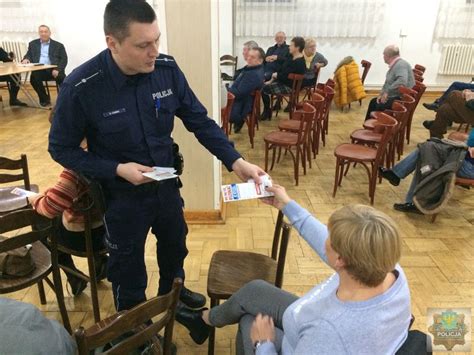 Spotkanie z Seniorami w Praszce Aktualności KPP Olesno