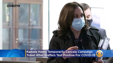 Kamala Harris Temporarily Cancels Campaign Travel After Two Staffers