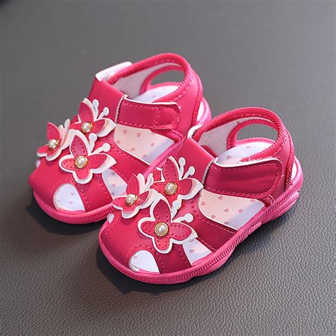 AUNVITO Kids Shoes Baby Sandals For Summer Girls Called Shoes With Slip