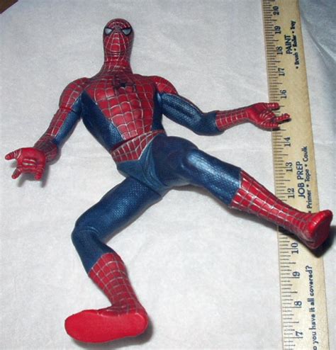 Spiderman 12 Inch Poseable Action Figure 2002 Marvel The Movie Gently