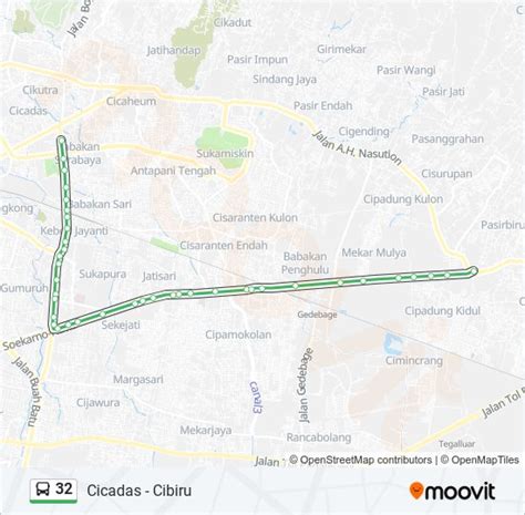 Rute Jadwal Pemberhentian Peta Cibiru Diperbarui