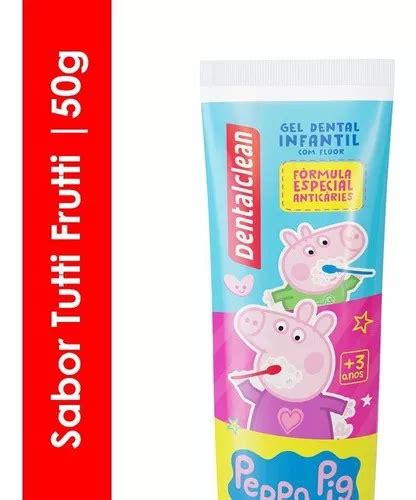 Gel Dental Infantil Dentalclean Peppa Pig Tutti Frutti 50g MercadoLivre