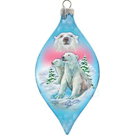 Gdebrekht 74178 Polar Bear Glass Ornament Drop Michaels