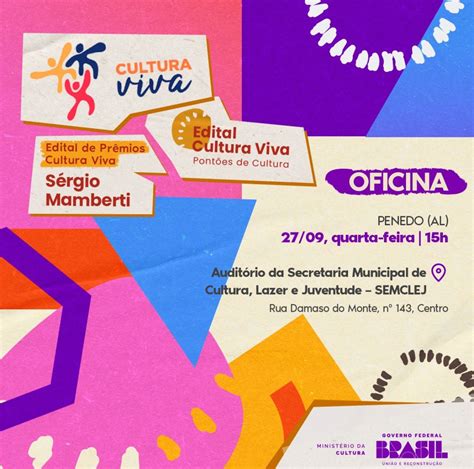 Circula Cultura Viva Chega Em Penedo Nesta Quarta 27 Para Orientar