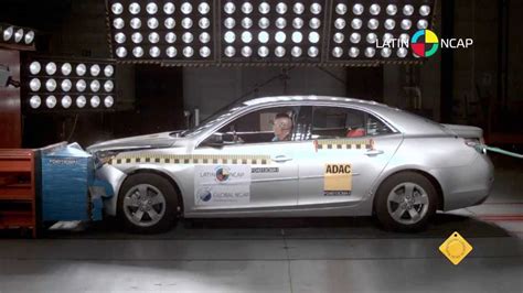 Latin Ncap Chevrolet Malibu Crash Test 4 Star Youtube