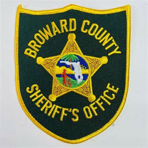 Broward County Sheriff Florida FL Patch (A4-A) in 2021 | Broward county ...