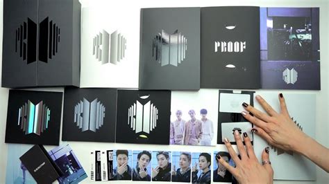 Bts Proof Album Unboxing Compared Standard Compact Thanks To Partial