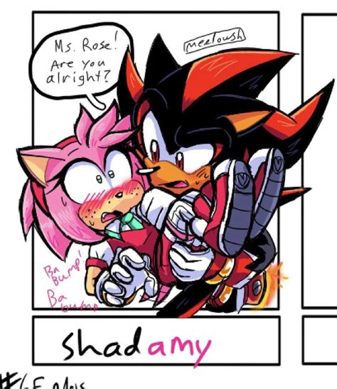 Comic Strip Sonic And Shadow