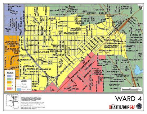 Ward Maps - City of Hattiesburg