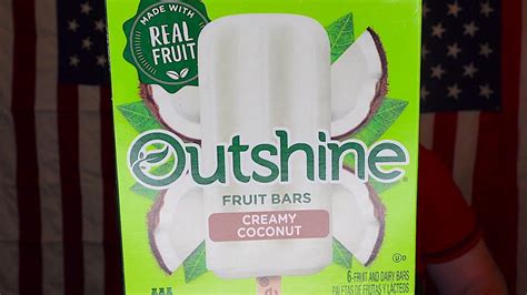 Outshine Creamy Coconut Fruit Bars Review YouTube