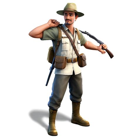Download Safari Hunter Outfit Png Fck