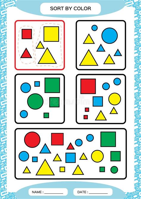 Trier Par Couleur Jeu Ducatif Pour Apprendre Les Couleurs Primaires