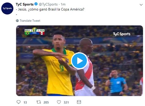 Em Rede Social Tv Argentina Ironiza Gesto De Gabriel Jesus “como O Brasil Ganhou A Copa