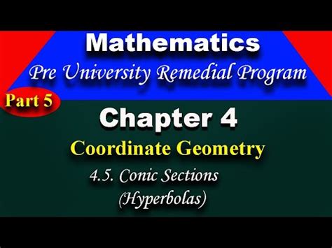 Pre University Remedial Program Mathematics Chapter Part