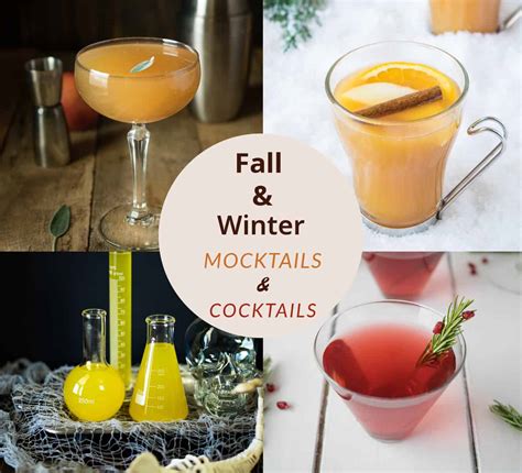 Fall And Winter Mocktails And Cocktails Culinary Ginger