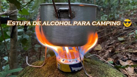 Cómo hacer una ESTUFA con dos latas de CERVEZA Estufa portátil de