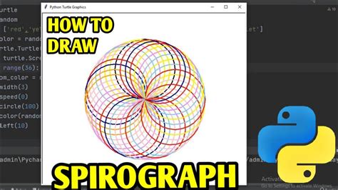 Spirograph Python How To Draw A Spirograph Using Python Turtle Module Youtube