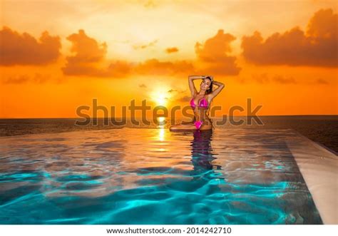 Beautiful Sexy Tanned Woman Bikini Model Stock Photo Shutterstock