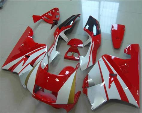 Free Shipping Motorcycle White Red ABS Fairing Body Work KIT Cowling