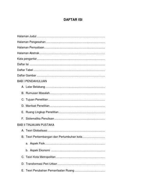 Detail Contoh Daftar Tabel Skripsi Koleksi Nomer 49
