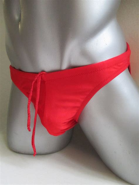 Scrunched Butt Mens Swim Trunks Low Waist Cheeky Men Bikini Etsy