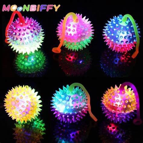 1 Pc Crianças Brinquedo Bola Brilhante LED Light Up Piscando Soft