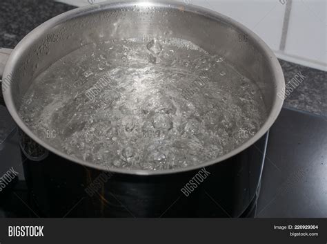 Boiling Hot Water Pan Image And Photo Free Trial Bigstock