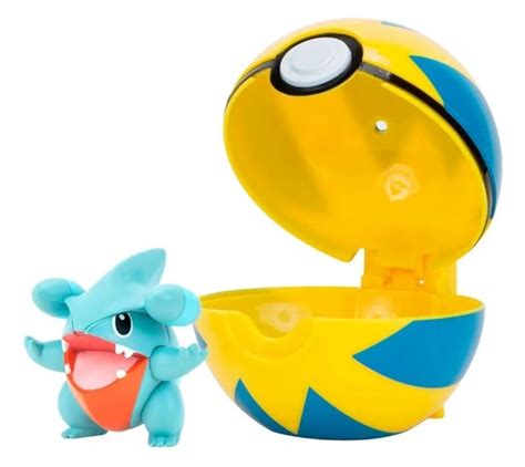 Boneco Pok Mon Clip N Go Gible Pokebola Sunny Loja De Brinquedos