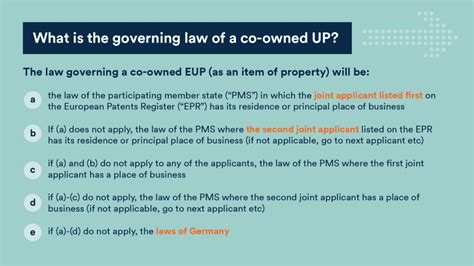 Unitary Patents And Joint Ownership Bristows Upc