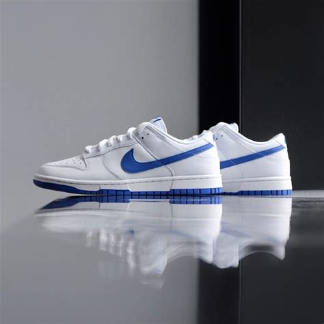 Giày Nike Dunk Low White Hyper Royal Dv0831 104 Authentic Shoes