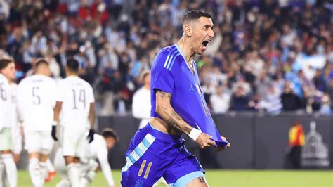 Notes Des Joueurs Argentins Contre Costa Rica Angel Di Maria