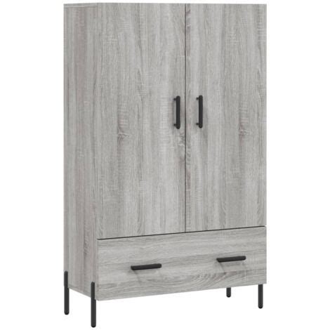 Vidaxl Buffet Haut Sonoma Gris X X Cm Bois D Ing Nierie