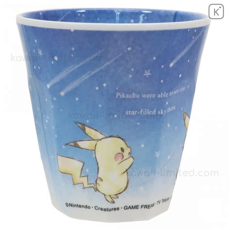 Japan Pokemon Acrylic Tumbler Pikachu Star Night Kawaii Limited