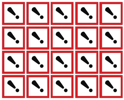 Ghs Irritant Labels Safety Labels Morsafe Supplies Uk