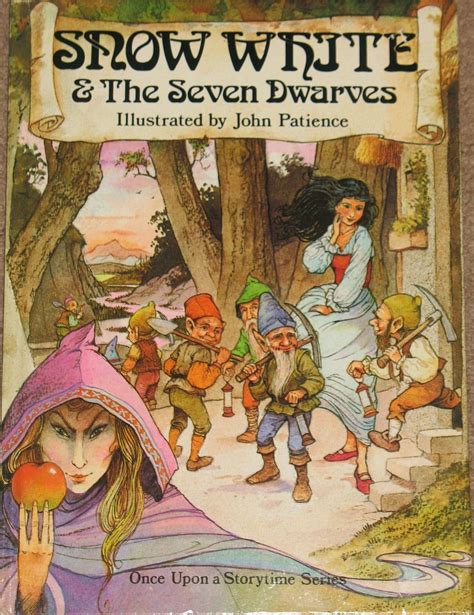 Snow White & the Seven Dwarfs illustrated by John Patience | Snow white art, Fairytale ...