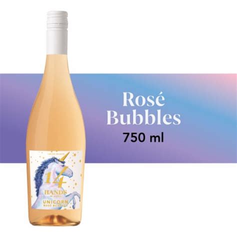 14 Hands Unicorn Rosé Bubbles Wine 750 Ml Kroger