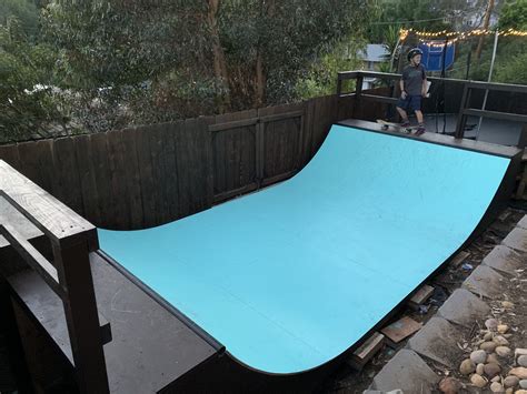 Blue Glow Jim Bell Skateboard Ramps