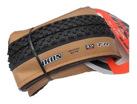 Pneu Maxxis Mtb dobrável Ikon 29x2 20 exo tr Marrom Tubeless Maxxis