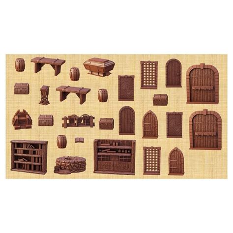 Incredibly Detailed Pre Assembled Scenery Coloured Plastic Ready To