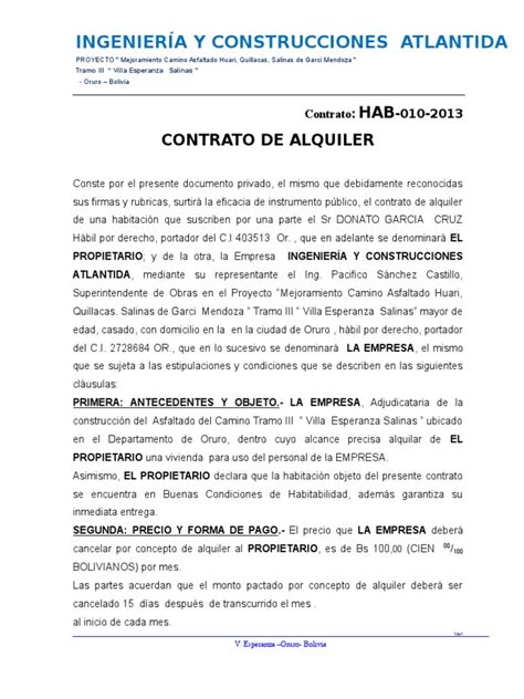 Contrato De Arrendamiento De Habitacion En Casa Compartida Alquiler Propiedad