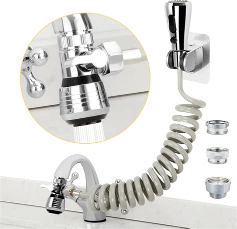 Buy Kitchen Sink Sprayer Faucet Spray Head Replacement With 79” Recoil