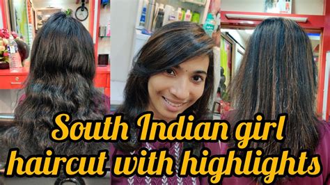 South Indian Girl Haircut With Highlightsshort Haircut Highlights