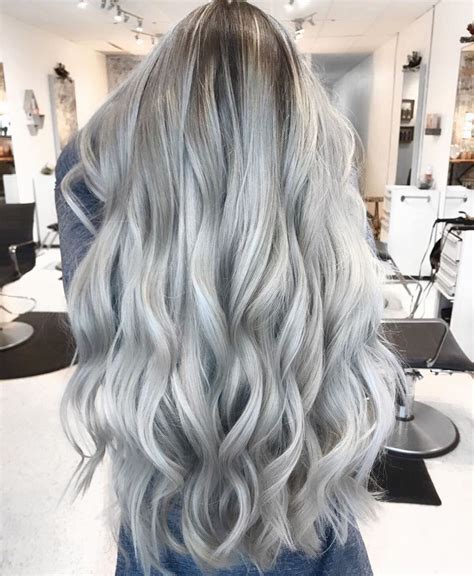 50 Pretty Ideas of Silver Highlights to Try ASAP - Hair Adviser | Long ...