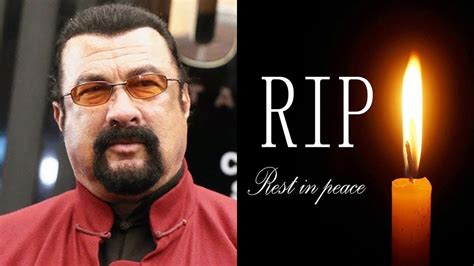 Steven Seagal Passed Away A Few Minutes Ago At His Home Funeral Held