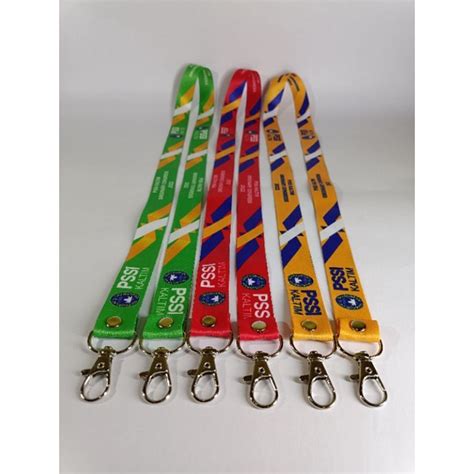 Jual Lanyard Kait 2sisi Ukuran 2cm Full Printing Desain Sesuai