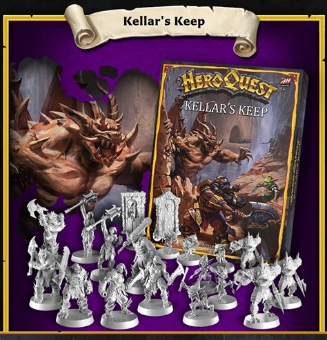 Heroquest Kellars Keep Expansion Utvidelse Til Heroquest Gamezone No