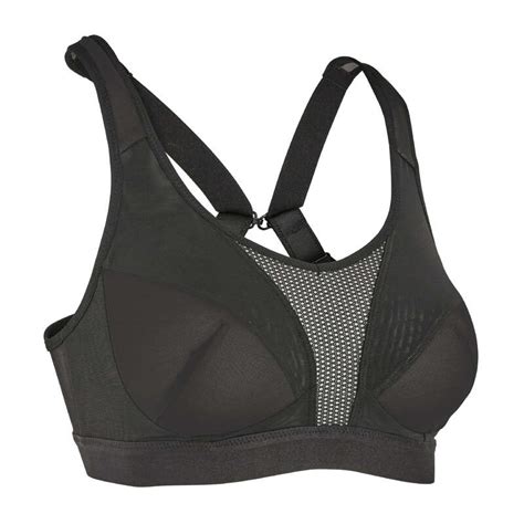 Kalenji Classic Running Sports Bra Black Pink Decathlon