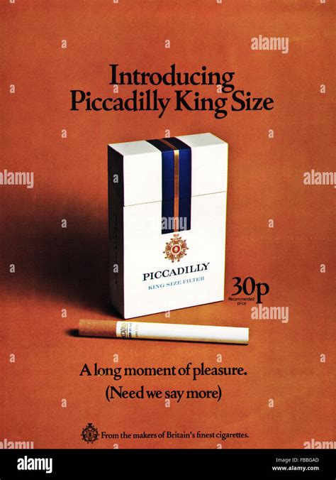 Piccadilly cigarettes hi-res stock photography and images - Alamy