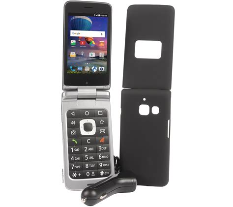 Tracfone Zte Cymbal T Lte Flip Phone With 1 Year Service And Accessories Page 1 —