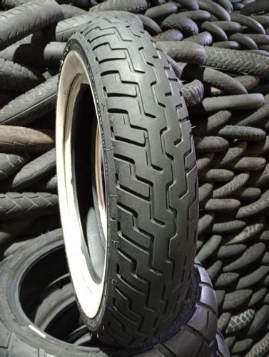 Pneu Dunlop D402f Mt90b16 Harley Davidson Dian Faixa Branca